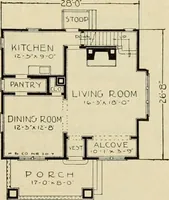 An illustration from Plan book of Harris homes : book number seventy six (1920)