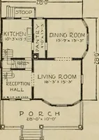 An illustration from Plan book of Harris homes : book number seventy six (1920)