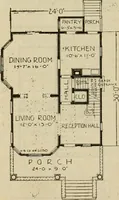 An illustration from Plan book of Harris homes : book number seventy six (1920)