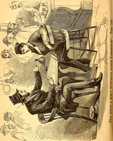 An illustration from Plane and plank, or, The mishaps of a mechanic (1870)