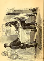 An illustration from Plane and plank, or, The mishaps of a mechanic (1870)