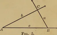 An illustration from Plane and solid analytic geometry; an elementary textbook (1901)