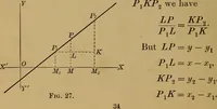 An illustration from Plane and solid analytic geometry; an elementary textbook (1901)