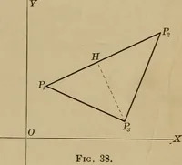 An illustration from Plane and solid analytic geometry; an elementary textbook (1901)