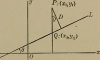 An illustration from Plane and solid analytic geometry (1920)