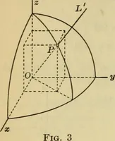 An illustration from Plane and solid analytic geometry (1921)