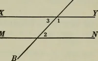 An illustration from Plane and solid geometry (1912)