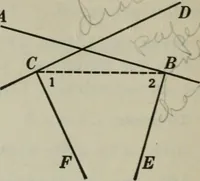 An illustration from Plane and solid geometry (1912)