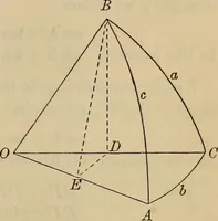An illustration from Plane and spherical trigonometry (1887)