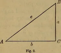 An illustration from Plane and spherical trigonometry (1887)