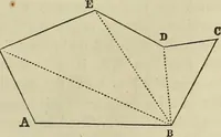 An illustration from Plane trigonometry, and its application to mensuration and land surveying. Accompanied with all the necessary logarithmic and trigonometric tables (1852)