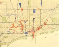 An illustration from Plan of Chicago prepared under the direction of the Commercial club during the years 1906, 1907, and 1908 (1909)
