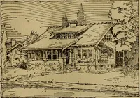 An illustration from The Plan Shop bungalows / Rollin S. Tuttle (1920)