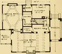 An illustration from The Plan Shop bungalows / Rollin S. Tuttle (1920)