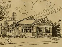 An illustration from The Plan Shop bungalows / Rollin S. Tuttle (1920)