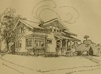 An illustration from The Plan Shop bungalows / Rollin S. Tuttle (1920)