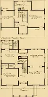 An illustration from The Plan Shop bungalows / Rollin S. Tuttle (1920)