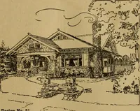 An illustration from The Plan Shop bungalows / Rollin S. Tuttle (1920)