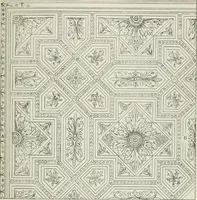 An illustration from Plastering, plain and decorative. A practical treatise on the art & craft of plastering and modelling, including full descriptions of the various tools, materials, processes, and appliances employed ... together with an account of historical plastering in England, Scotland, and Ireland, accompanied by numerous examples (1899)