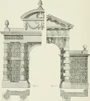 An illustration from Plastering, plain and decorative. A practical treatise on the art & craft of plastering and modelling, including full descriptions of the various tools, materials, processes, and appliances employed ... together with an account of historical plastering in England, Scotland, and Ireland, accompanied by numerous examples (1899)