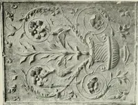 An illustration from Plastering, plain and decorative. A practical treatise on the art & craft of plastering and modelling, including full descriptions of the various tools, materials, processes, and appliances employed ... together with an account of historical plastering in England, Scotland, and Ireland, accompanied by numerous examples (1899)