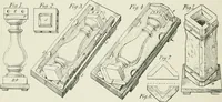 An illustration from Plastering, plain and decorative. A practical treatise on the art & craft of plastering and modelling, including full descriptions of the various tools, materials, processes, and appliances employed ... together with an account of historical plastering in England, Scotland, and Ireland, accompanied by numerous examples (1899)