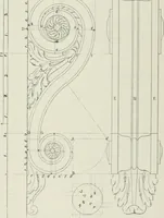 An illustration from Plastering, plain and decorative. A practical treatise on the art & craft of plastering and modelling, including full descriptions of the various tools, materials, processes, and appliances employed ... together with an account of historical plastering in England, Scotland, and Ireland, accompanied by numerous examples (1899)
