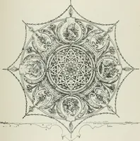 An illustration from Plastering, plain and decorative. A practical treatise on the art & craft of plastering and modelling, including full descriptions of the various tools, materials, processes, and appliances employed ... together with an account of historical plastering in England, Scotland, and Ireland, accompanied by numerous examples (1899)
