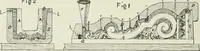 An illustration from Plastering, plain and decorative. A practical treatise on the art & craft of plastering and modelling, including full descriptions of the various tools, materials, processes, and appliances employed ... together with an account of historical plastering in England, Scotland, and Ireland, accompanied by numerous examples (1899)