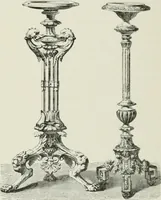An illustration from Plastering, plain and decorative. A practical treatise on the art & craft of plastering and modelling, including full descriptions of the various tools, materials, processes, and appliances employed ... together with an account of historical plastering in England, Scotland, and Ireland, accompanied by numerous examples (1899)