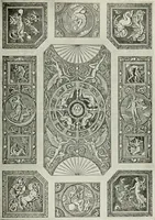 An illustration from Plastering, plain and decorative. A practical treatise on the art & craft of plastering and modelling, including full descriptions of the various tools, materials, processes, and appliances employed ... together with an account of historical plastering in England, Scotland, and Ireland, accompanied by numerous examples (1899)