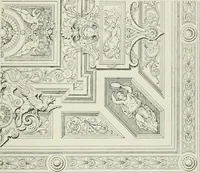 An illustration from Plastering, plain and decorative. A practical treatise on the art & craft of plastering and modelling, including full descriptions of the various tools, materials, processes, and appliances employed ... together with an account of historical plastering in England, Scotland, and Ireland, accompanied by numerous examples (1899)