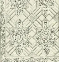 An illustration from Plastering, plain and decorative. A practical treatise on the art & craft of plastering and modelling, including full descriptions of the various tools, materials, processes, and appliances employed ... together with an account of historical plastering in England, Scotland, and Ireland, accompanied by numerous examples (1899)