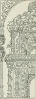 An illustration from Plastering, plain and decorative. A practical treatise on the art & craft of plastering and modelling, including full descriptions of the various tools, materials, processes, and appliances employed ... together with an account of historical plastering in England, Scotland, and Ireland, accompanied by numerous examples (1899)