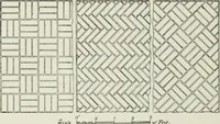An illustration from Plastering, plain and decorative. A practical treatise on the art & craft of plastering and modelling, including full descriptions of the various tools, materials, processes, and appliances employed ... together with an account of historical plastering in England, Scotland, and Ireland, accompanied by numerous examples (1899)