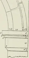 An illustration from Plastering, plain and decorative. A practical treatise on the art & craft of plastering and modelling, including full descriptions of the various tools, materials, processes, and appliances employed ... together with an account of historical plastering in England, Scotland, and Ireland, accompanied by numerous examples (1899)