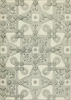 An illustration from Plastering, plain and decorative. A practical treatise on the art & craft of plastering and modelling, including full descriptions of the various tools, materials, processes, and appliances employed ... together with an account of historical plastering in England, Scotland, and Ireland, accompanied by numerous examples (1899)
