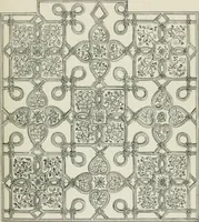 An illustration from Plastering, plain and decorative. A practical treatise on the art & craft of plastering and modelling, including full descriptions of the various tools, materials, processes, and appliances employed ... together with an account of historical plastering in England, Scotland, and Ireland, accompanied by numerous examples (1899)