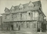 An illustration from Plastering, plain and decorative. A practical treatise on the art & craft of plastering and modelling, including full descriptions of the various tools, materials, processes, and appliances employed ... together with an account of historical plastering in England, Scotland, and Ireland, accompanied by numerous examples (1899)