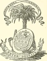 An illustration from American book-plates, a guide to their study with examples ... With a bibliography by Eben Hewins ... Illustrated with many reproductions of rare and interesting book-plates and in the finer editions with many prints from the original coppers both old and recent (1905)