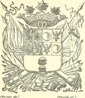 An illustration from American book-plates, a guide to their study with examples ... With a bibliography by Eben Hewins ... Illustrated with many reproductions of rare and interesting book-plates and in the finer editions with many prints from the original coppers both old and recent (1905)