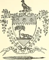 An illustration from American book-plates, a guide to their study with examples ... With a bibliography by Eben Hewins ... Illustrated with many reproductions of rare and interesting book-plates and in the finer editions with many prints from the original coppers both old and recent (1905)