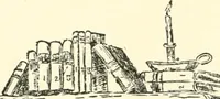 An illustration from American book-plates, a guide to their study with examples ... With a bibliography by Eben Hewins ... Illustrated with many reproductions of rare and interesting book-plates and in the finer editions with many prints from the original coppers both old and recent (1905)