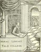An illustration from American book-plates, a guide to their study with examples ... With a bibliography by Eben Hewins ... Illustrated with many reproductions of rare and interesting book-plates and in the finer editions with many prints from the original coppers both old and recent (1905)