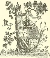 An illustration from American book-plates, a guide to their study with examples ... With a bibliography by Eben Hewins ... Illustrated with many reproductions of rare and interesting book-plates and in the finer editions with many prints from the original coppers both old and recent (1905)