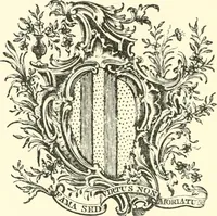 An illustration from American book-plates, a guide to their study with examples ... With a bibliography by Eben Hewins ... Illustrated with many reproductions of rare and interesting book-plates and in the finer editions with many prints from the original coppers both old and recent (1905)