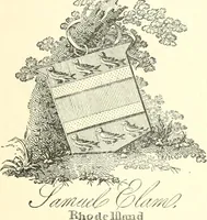 Picture 13 of 179 from American book-plates, a guide to their study with examples ... With a bibliography by Eben Hewins ... Illustrated with many reproductions of rare and interesting book-plates and in the finer editions with many prints from the original coppers both old and recent (1905), leaf 36