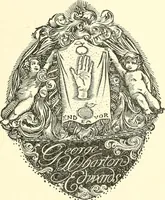 An illustration from American book-plates, a guide to their study with examples ... With a bibliography by Eben Hewins ... Illustrated with many reproductions of rare and interesting book-plates and in the finer editions with many prints from the original coppers both old and recent (1905)