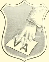 An illustration from American book-plates, a guide to their study with examples ... With a bibliography by Eben Hewins ... Illustrated with many reproductions of rare and interesting book-plates and in the finer editions with many prints from the original coppers both old and recent (1905)