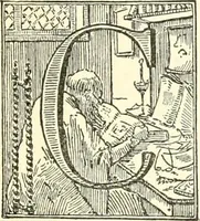 An illustration from American book-plates, a guide to their study with examples ... With a bibliography by Eben Hewins ... Illustrated with many reproductions of rare and interesting book-plates and in the finer editions with many prints from the original coppers both old and recent (1905)
